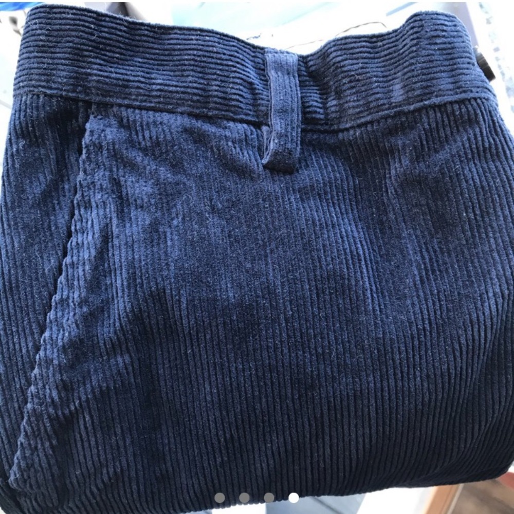 Dark Navy Blue L.L. Bean corduroys